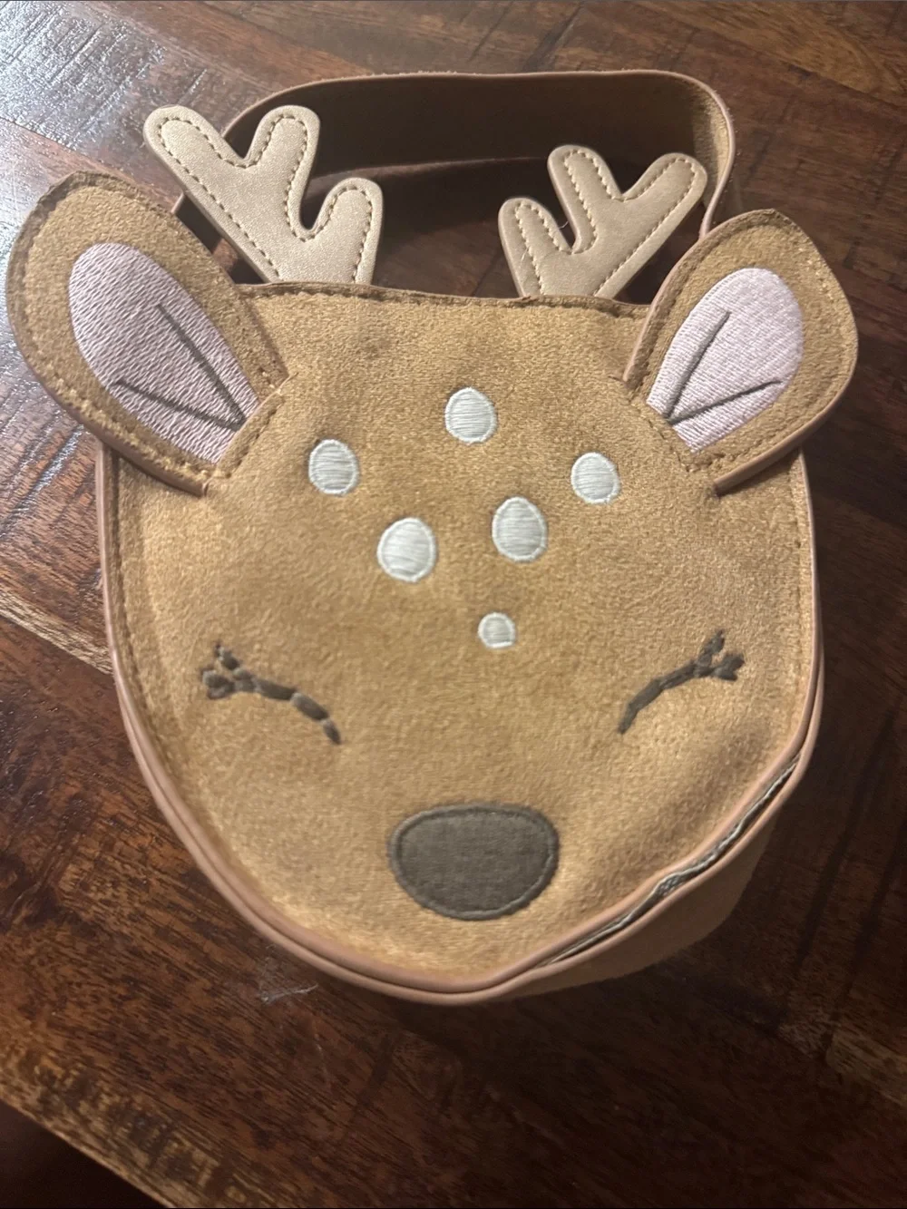 Kids Deer purse  in Tan - Cute Animal Purse